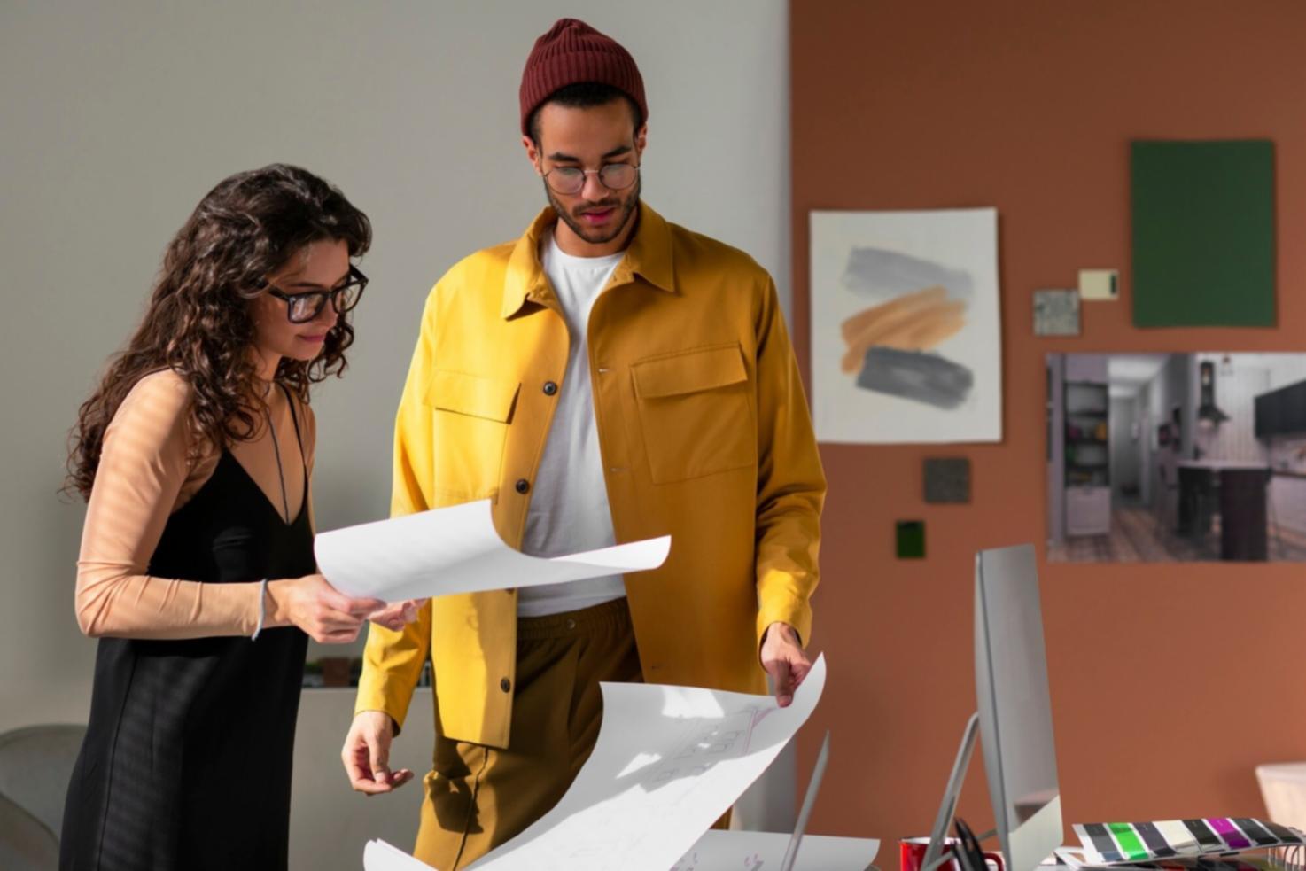 Espace de travail moderne pour les consultations financières